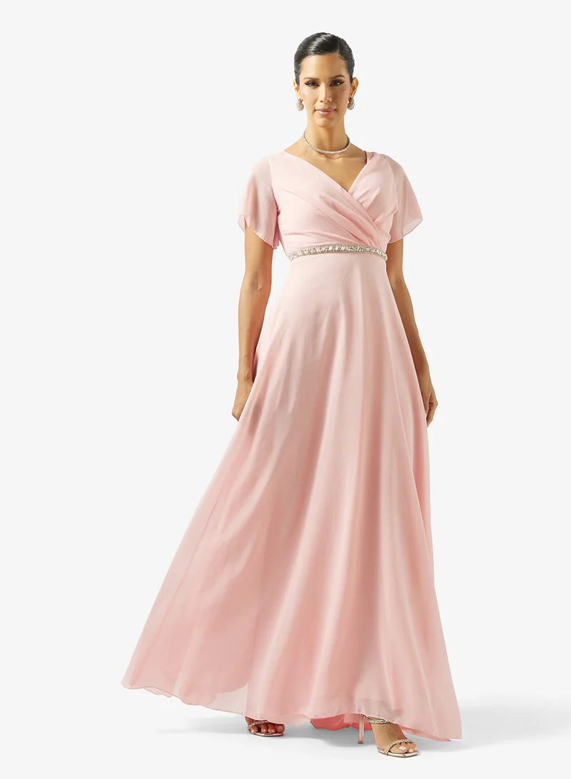 Ella Limited Edition Flutter Sleeves Bridsemaid Dress